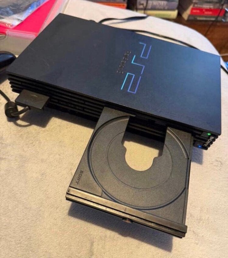 Moet weg! PlayStation 2 phat spel computer zwart, Spelcomputers en Games, Verzenden, Gebruikt, Zwart, Phat