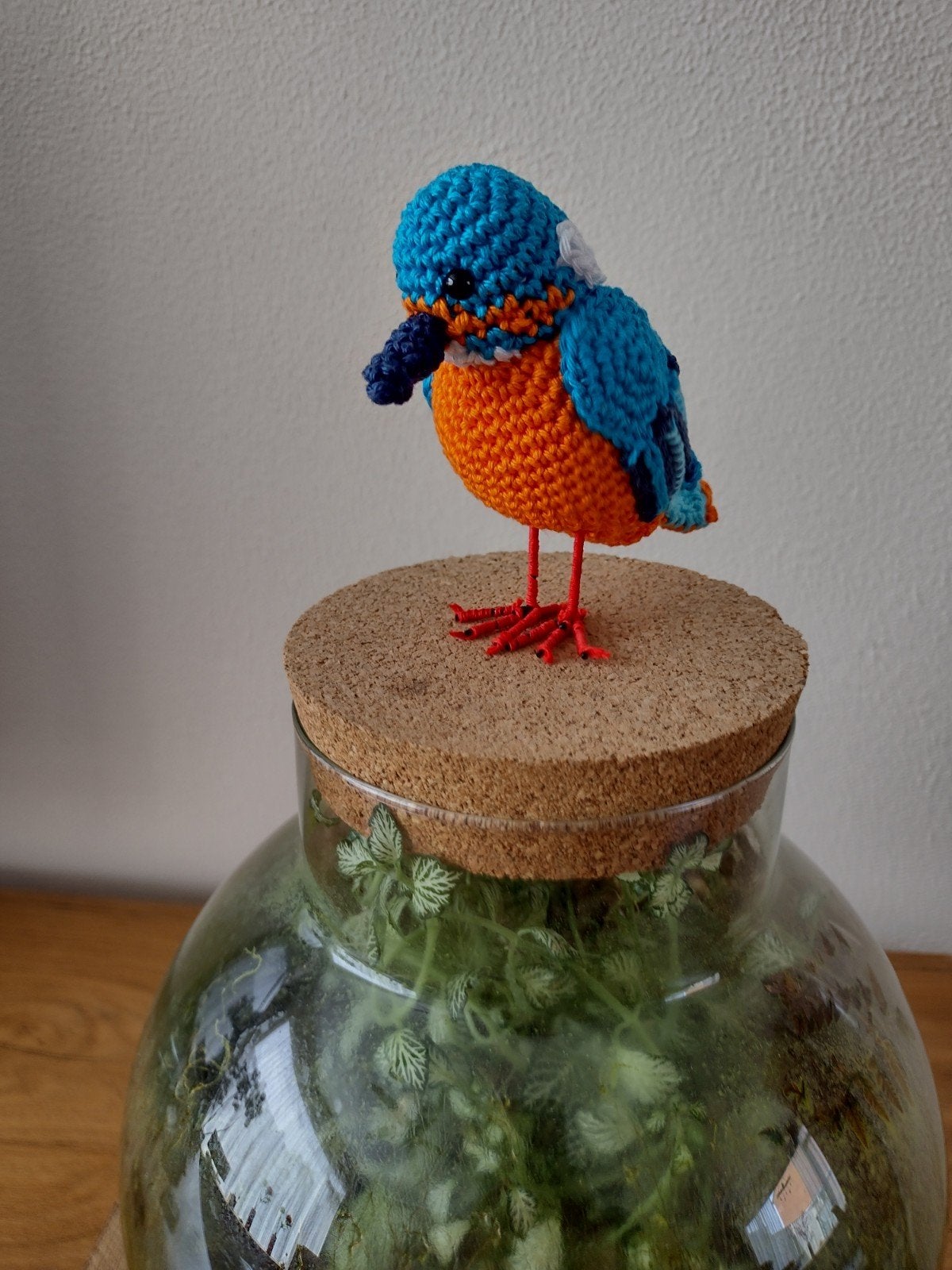 Gehaakte ijsvogel, Ophalen of Verzenden, Nieuw, Haken, Naald