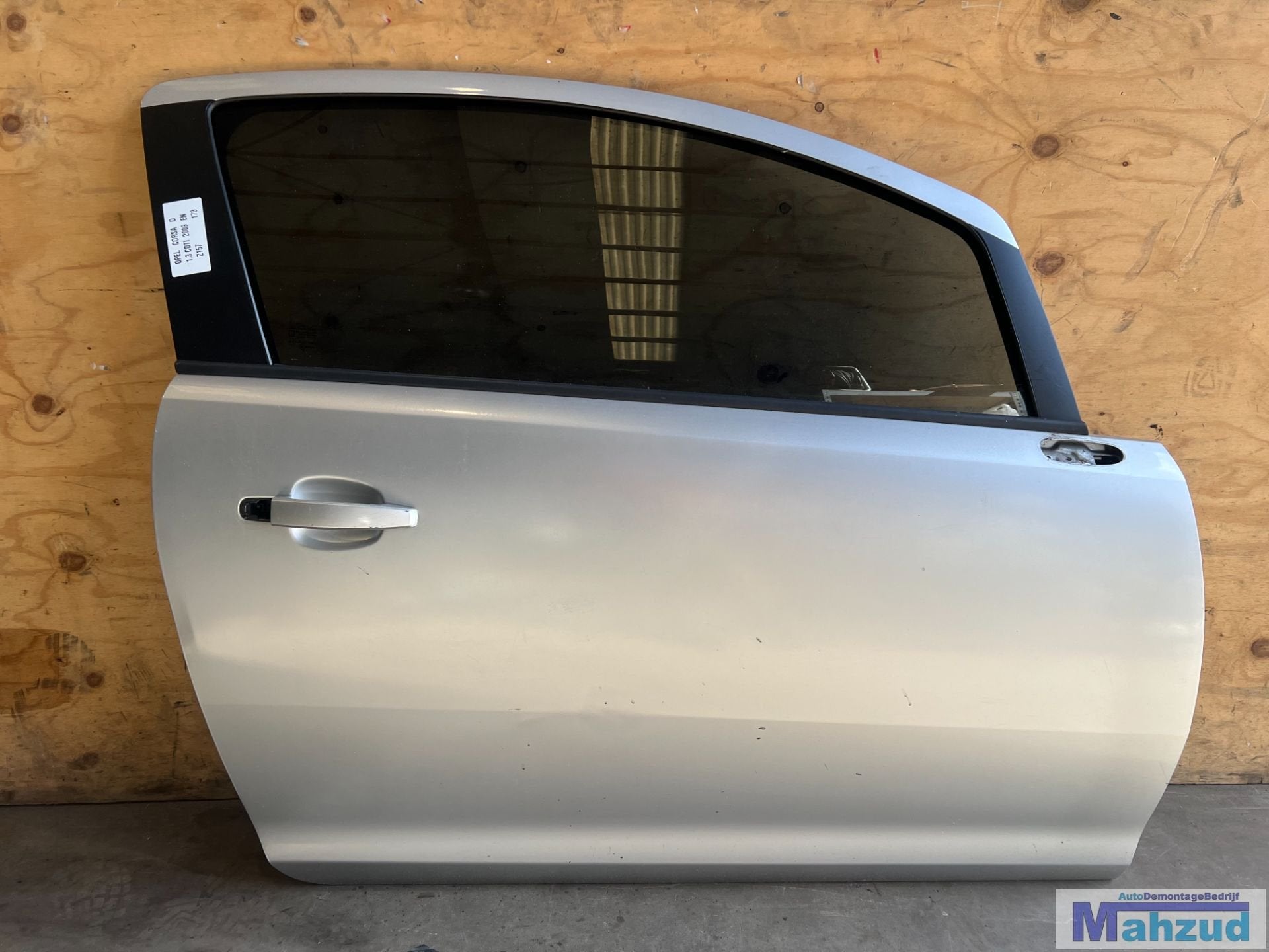 OPEL CORSA D Grijs zilver Z157 Rechter deur portier 3deurs, Auto-onderdelen, Gebruikt, Deur, Opel Automobile GmbH, Ophalen of Verzenden