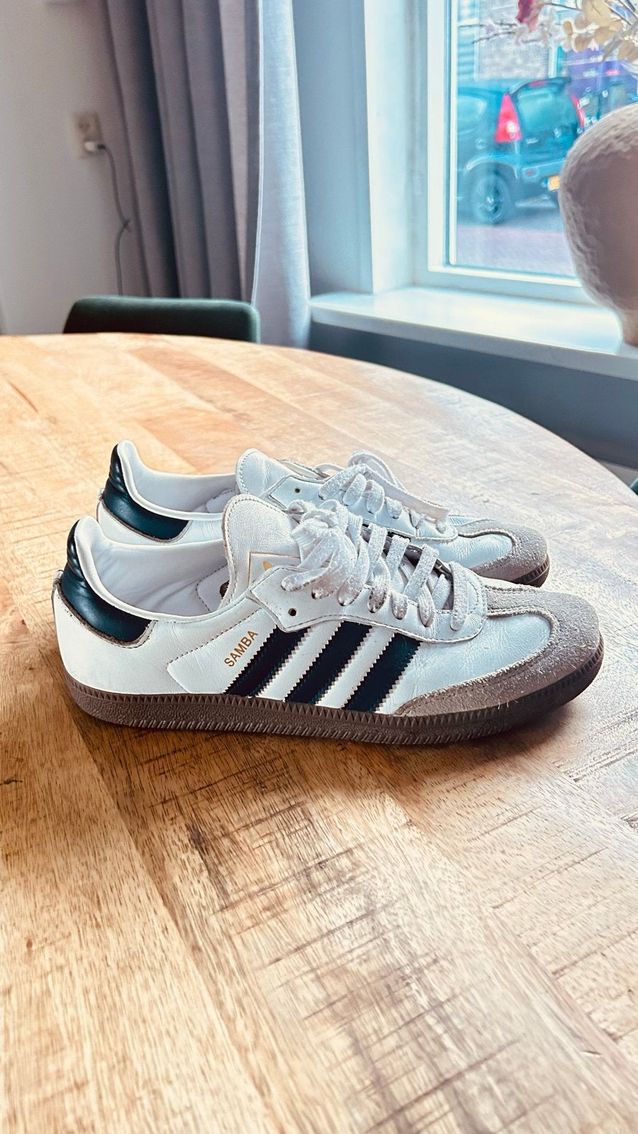 Adidas Samba sneakers maat 41, Ophalen of Verzenden, Gedragen, Wit, Sneakers of Gympen