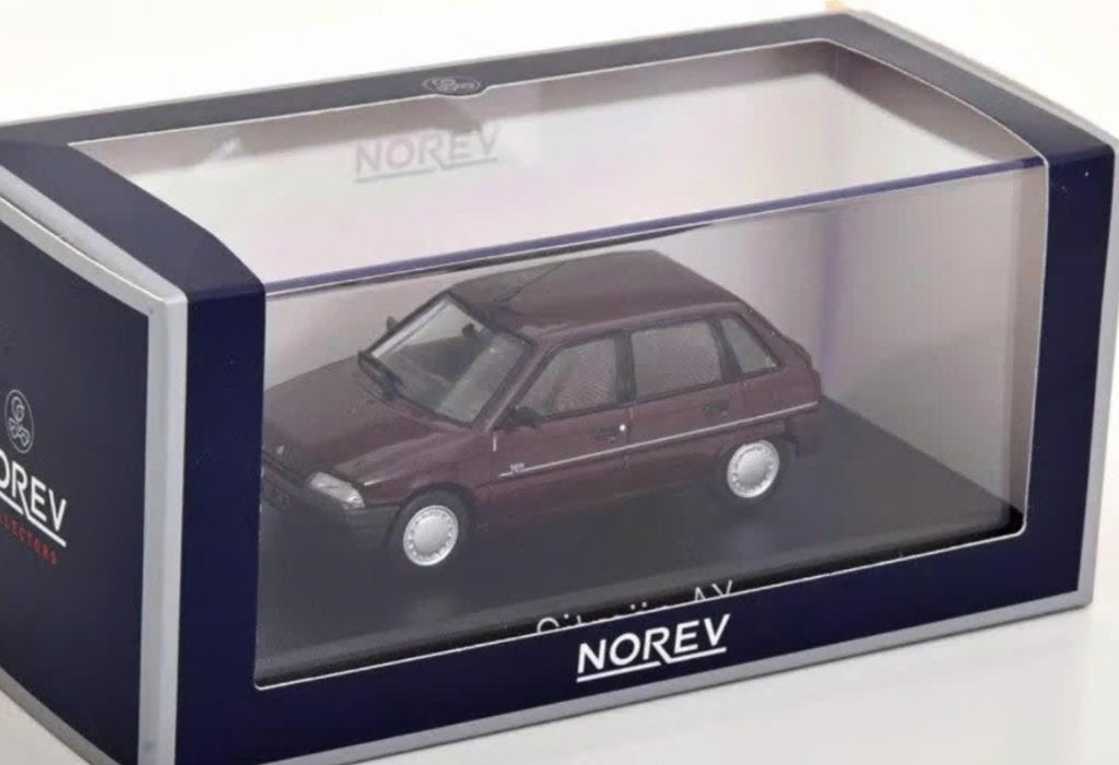 Citroen AX TEN 1992 Rood Opera schaal 1/43 NOREV ref. 155163, Hobby en Vrije tijd, Modelauto's | 1:43, Verzenden, Nieuw, Auto