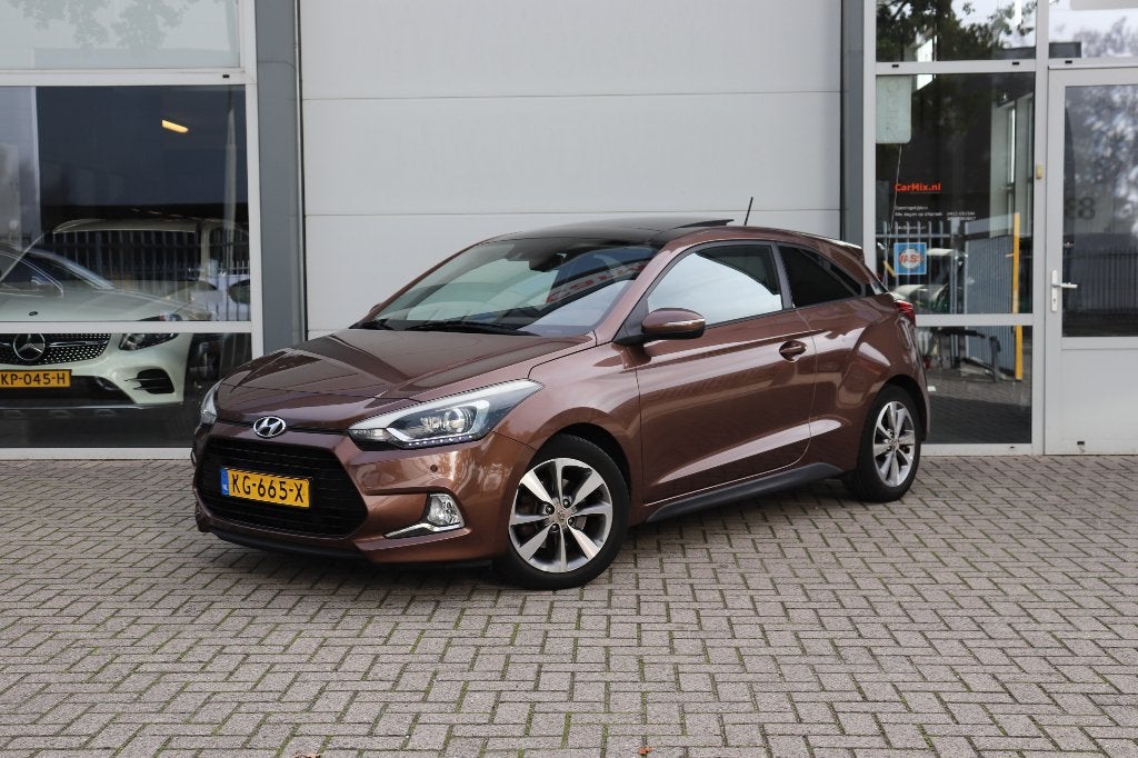 Hyundai i20 1.0 T-gdi 120PK/ORIG.NL/SCHUIF.DAK/CAMERA/CLIMA, Auto's, 40 €/maand, 1045 kg, Bruin, 1110 kg