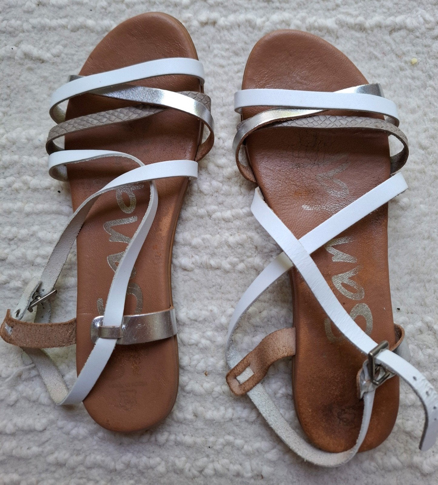 Mooie zomerse sandalen maat 41 (merk: Oh! my Sandals), Gedragen, Oh! my Sandals, Sandalen of Muiltjes, Ophalen of Verzenden