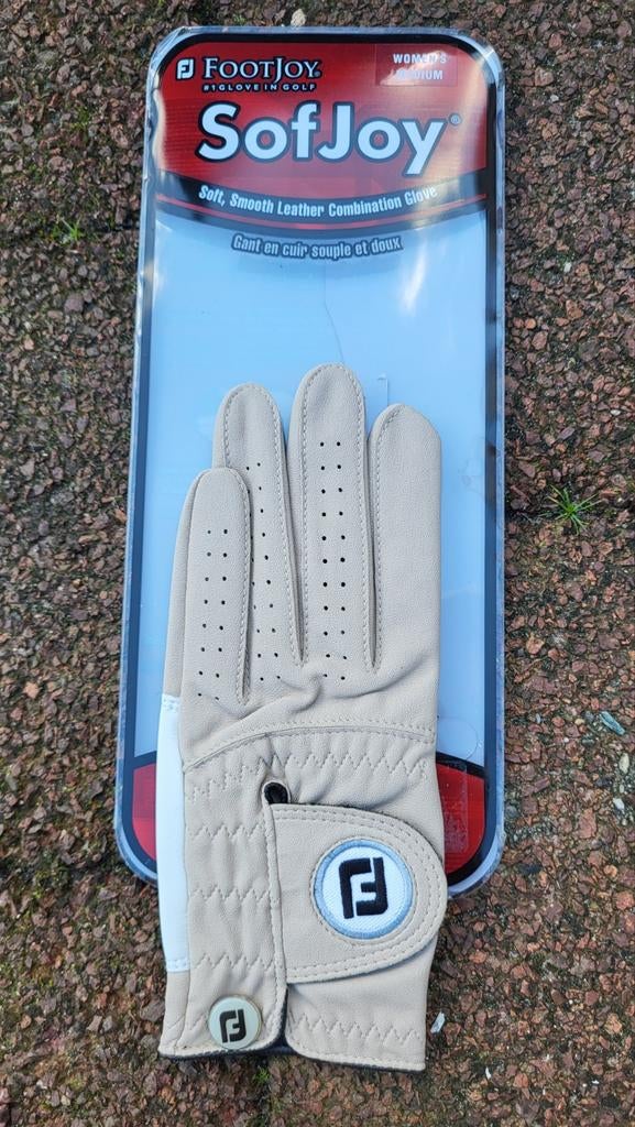 Zacht lederen Golfhandschoen left dames medium, Ophalen of Verzenden, Nieuw, Kleding, Overige merken
