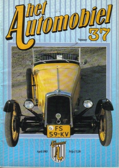 Automobiel 37 1983 : Peugeot 403 Cabriolet - BSA - Pegaso, Ophalen of Verzenden, Gelezen, Algemeen