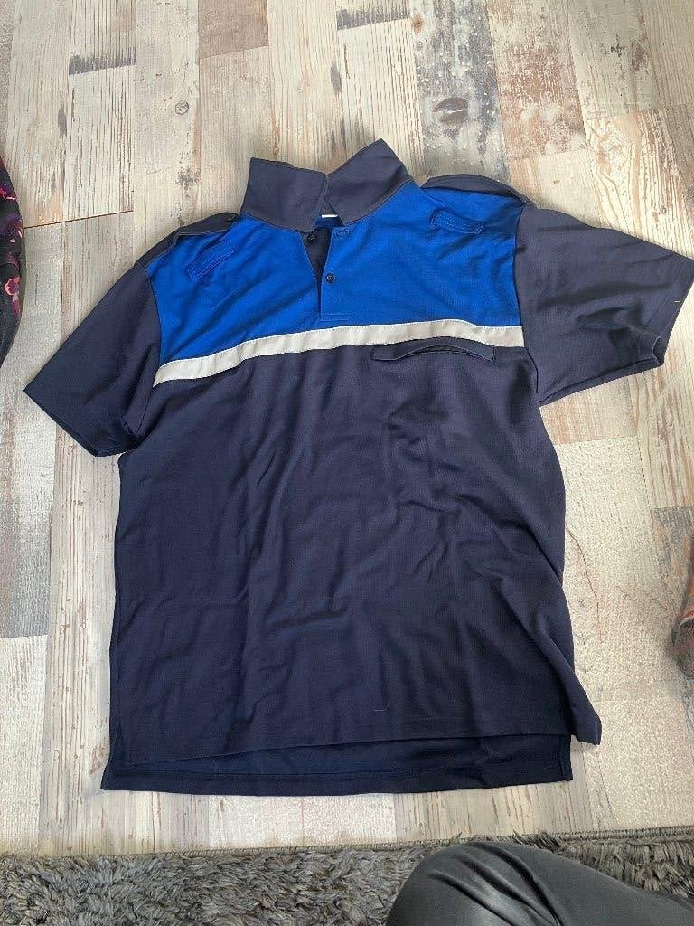 T-shirt HTV opleiding maat M, Blauw, Onbekend, Korte mouw, Gedragen