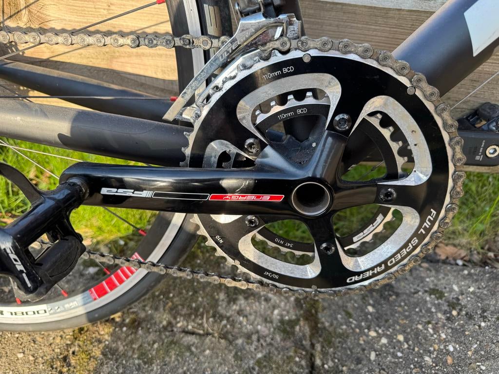 Nishiki Racefiets - Zwart, Zo goed als nieuw, Overige merken, 28 inch, Aluminium, Ophalen of Verzenden