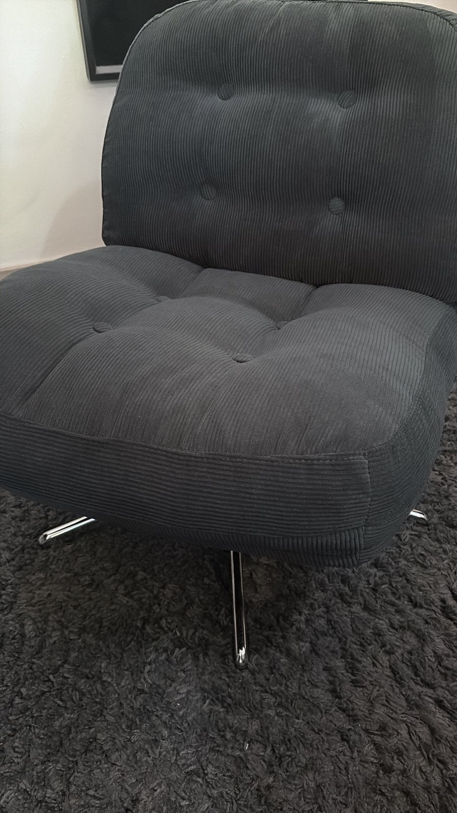 IKEA DYVLINGE fauteuil zwa, Ophalen of Verzenden, Zo goed als nieuw