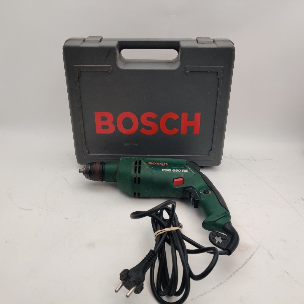 Klopboormachine Bosch PSB 650 RE nu voor €19.99, Boormachine, Gebruikt, B, Ophalen of Verzenden