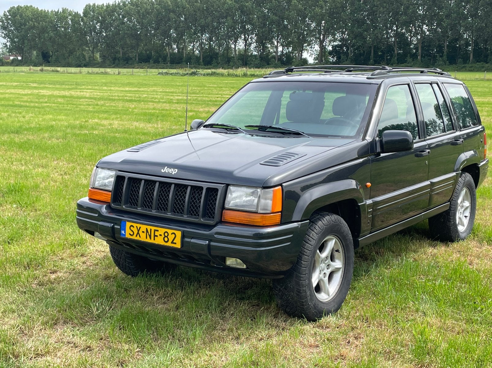 Jeep Grand Cherokee 5.9 I V8 Limited AUT 1998 Zwart, Auto's, Automaat, Vierwielaandrijving, Particulier, 6 km/l