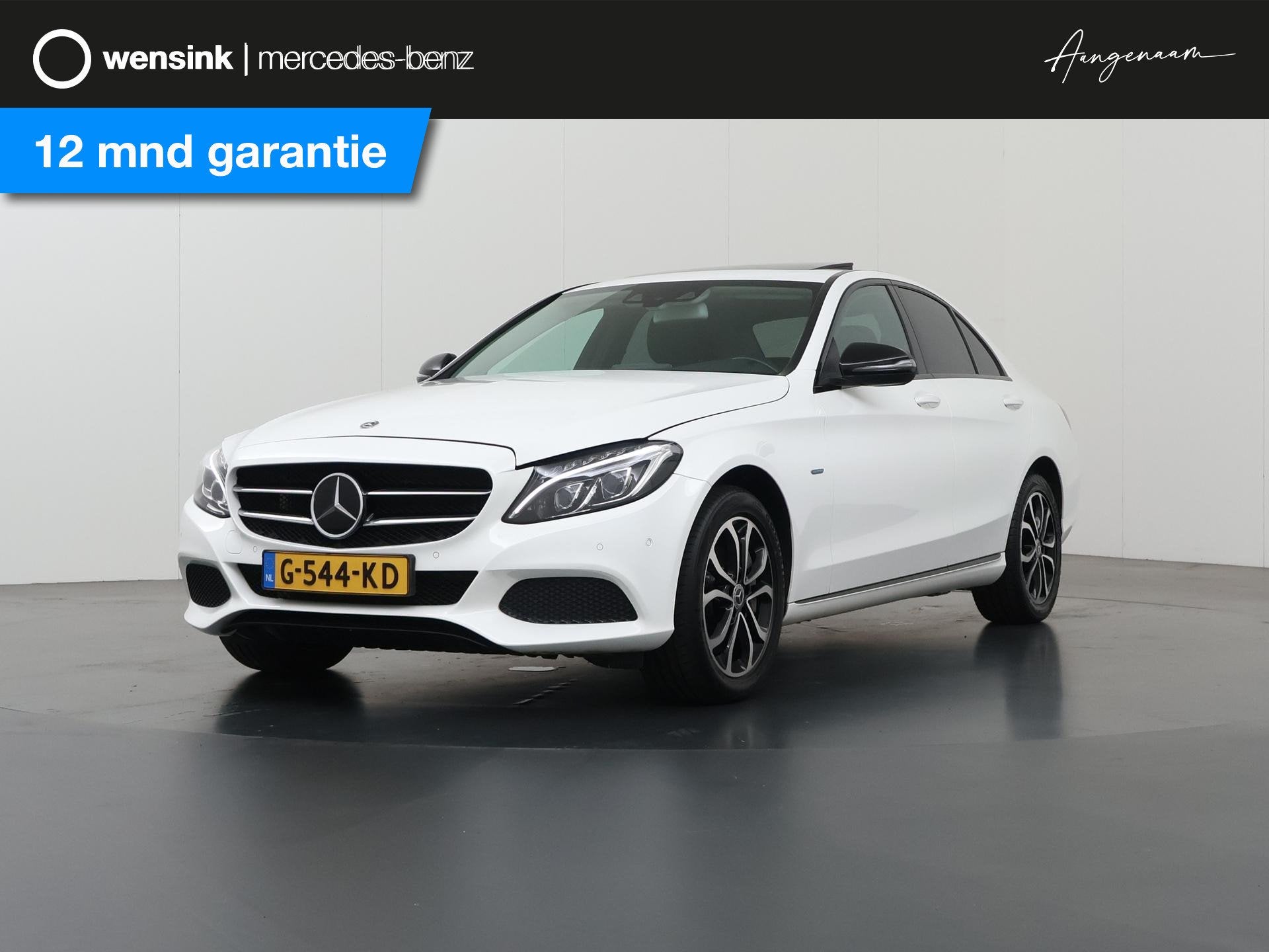 Mercedes-Benz C-klasse 350 e Premium | Night | Schuif/kantel, Automaat, Dealer onderhouden, Achterwielaandrijving, Gebruikt