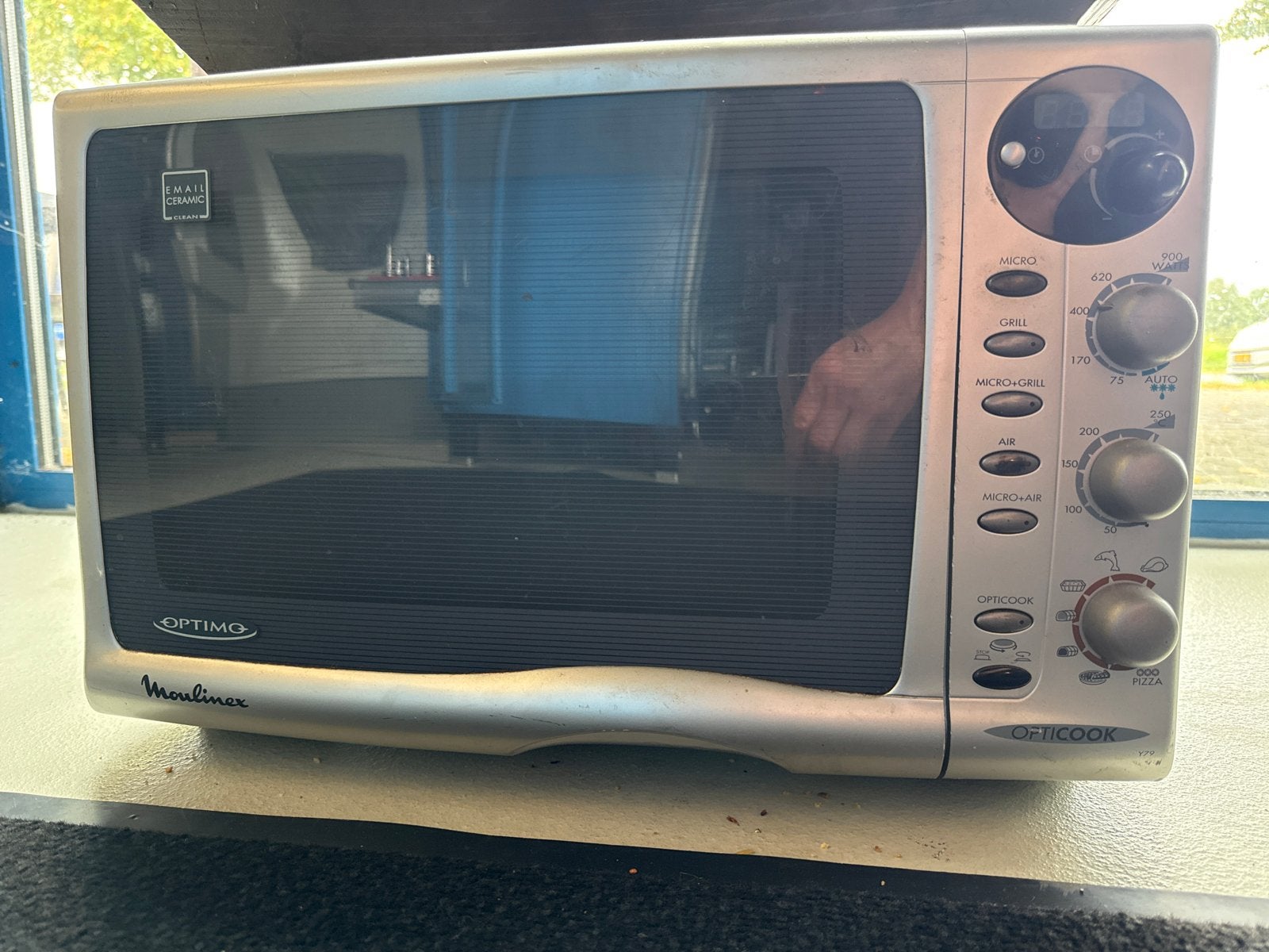 Moulinex Optimo Opticook Combimagnetron met Grill, Witgoed en Apparatuur, Ophalen, Combimagnetron, Gebruikt, Grill