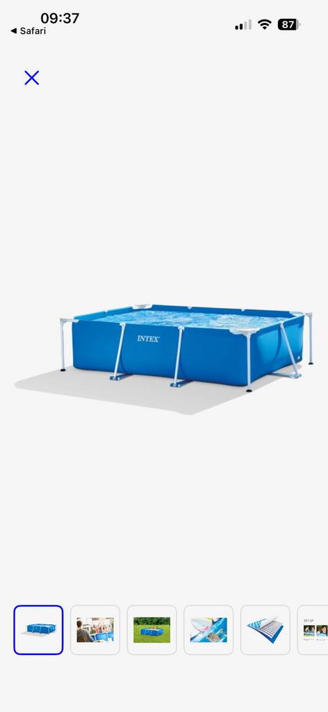 Intex zwembad 2.20x1.50x0.6, Tuin en Terras, Ophalen, Minder dan 80 cm, Opzetzwembad, 200 tot 400 cm