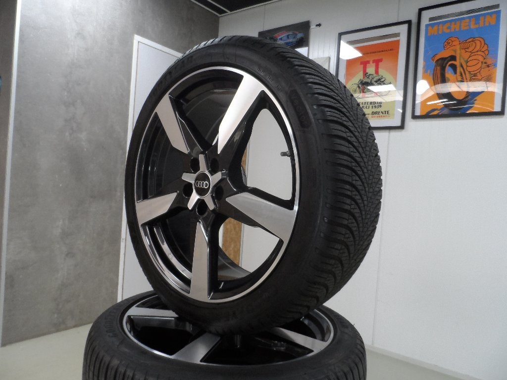 20 inch Audi A6 S-Line origineel velgen set met all season, Auto-onderdelen, Banden en Velgen, Audi, Gebruikt, Banden en Velgen