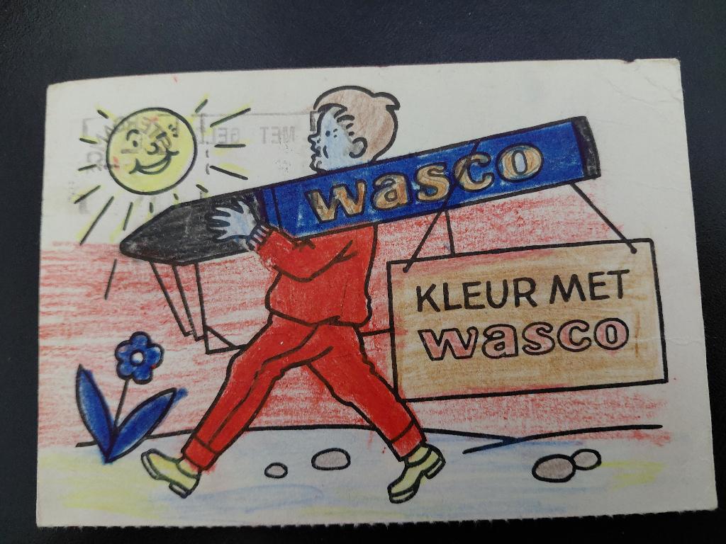 rekame kaart Wasco, ingekleurde kaart, gelopen, 1964., Verzenden, 1960 tot 1980, Gelopen, Overige thema's