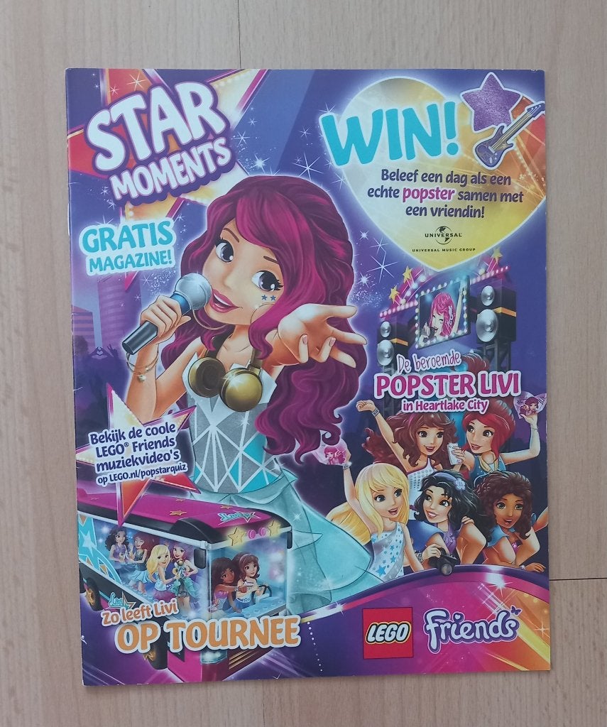 Star Moments tijdschrift magazine Lego Friends Livi, Lego, Overige typen, Friends, Ophalen of Verzenden