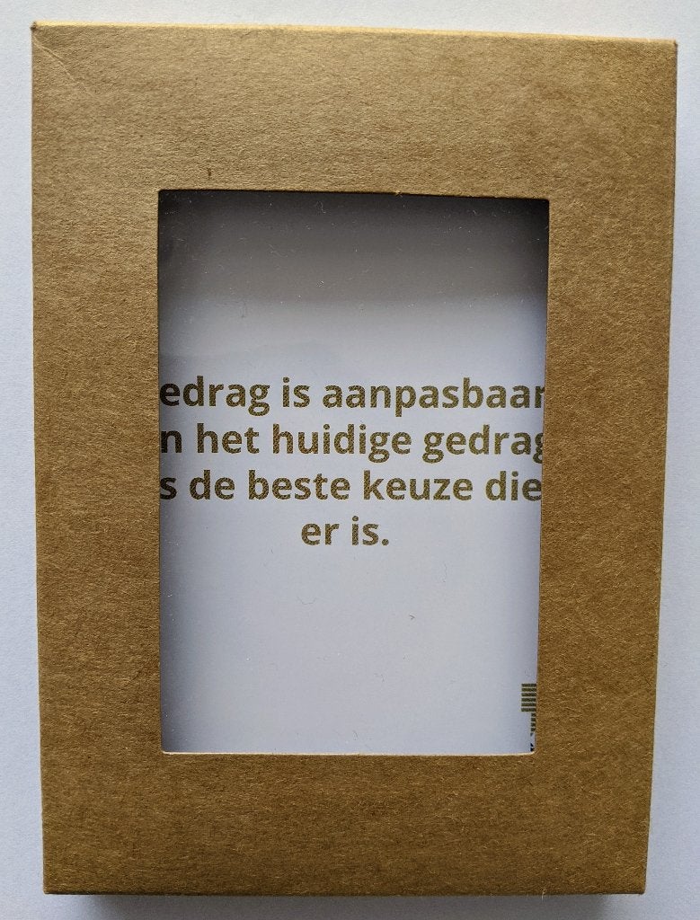Stickerset met de 20 NLP vooronderstellingen, Verzenden, Nieuw, Meerdere stickers
