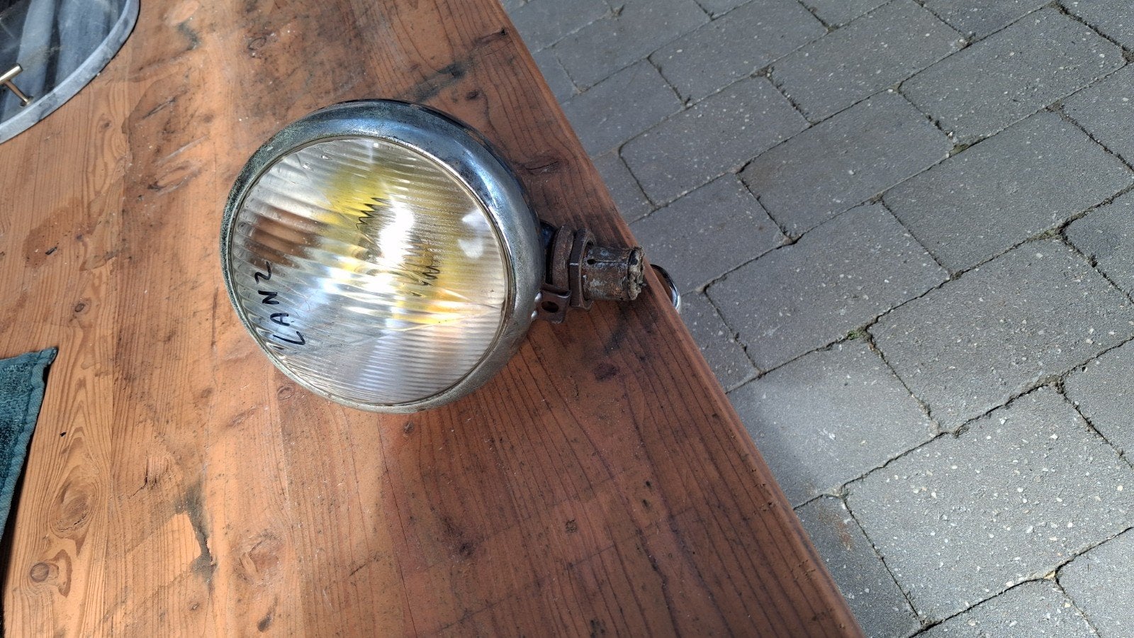 Koplamp Lanz Bulldog - Origineel Oldtimer Onderdeel, Ophalen of Verzenden