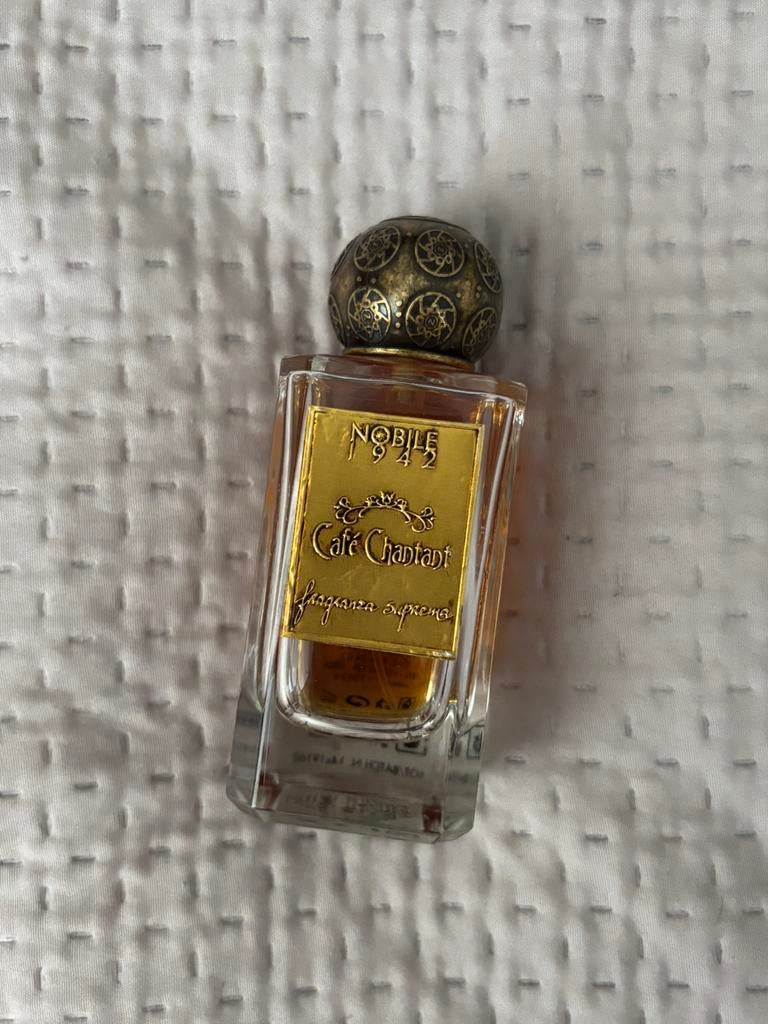 Nobile 1942 Cafe Chantant 75 ml, Ophalen of Verzenden, Zo goed als nieuw, Parfumfles, Gevuld