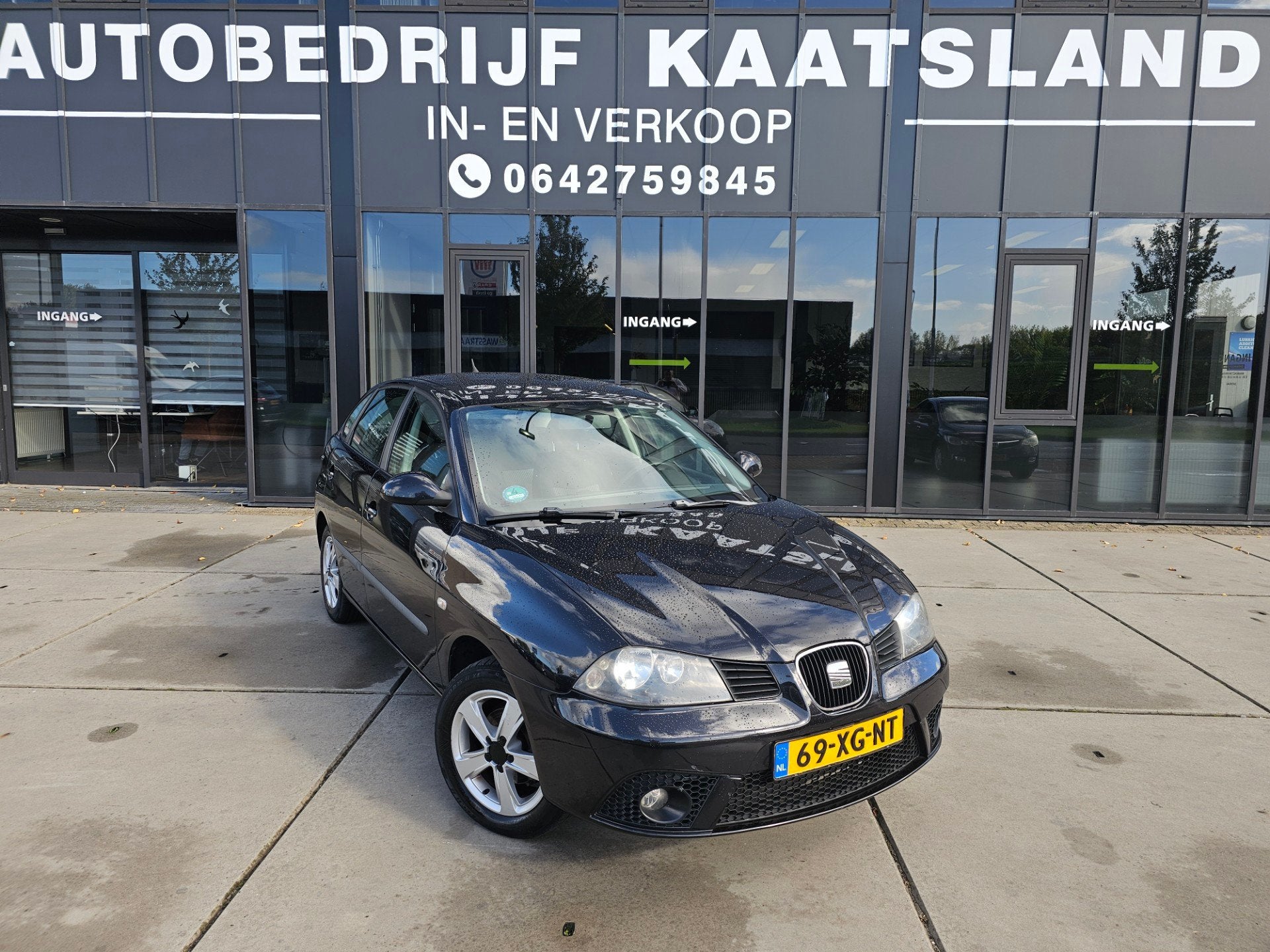 Seat Ibiza 1.6-16V Freestyle - Airco - Electr Ramen -, Auto's, Voorwielaandrijving, Stof, Zwart, 4 cilinders