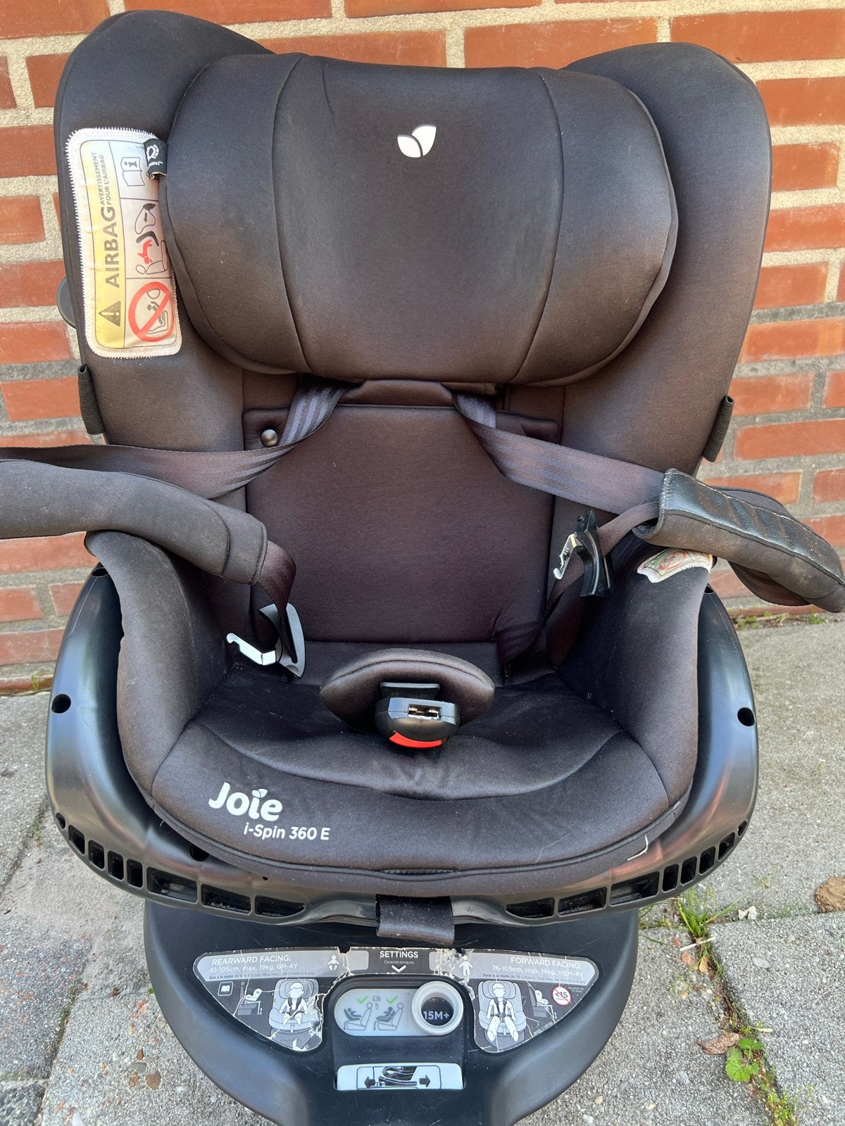 Joie i-Spin 360 E Autostoel - Zwart, Zo goed als nieuw, Kinderen en Baby's, Autostoeltjes, Overige merken, 0 t/m 18 kg, Zo goed als nieuw