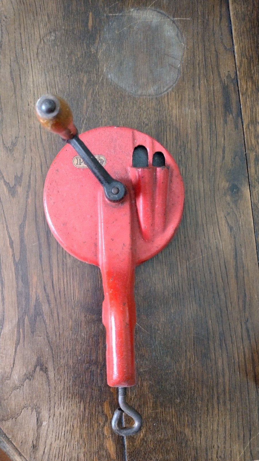 Antieke snijbonen machine - Vintage keukenapparaat, Ophalen