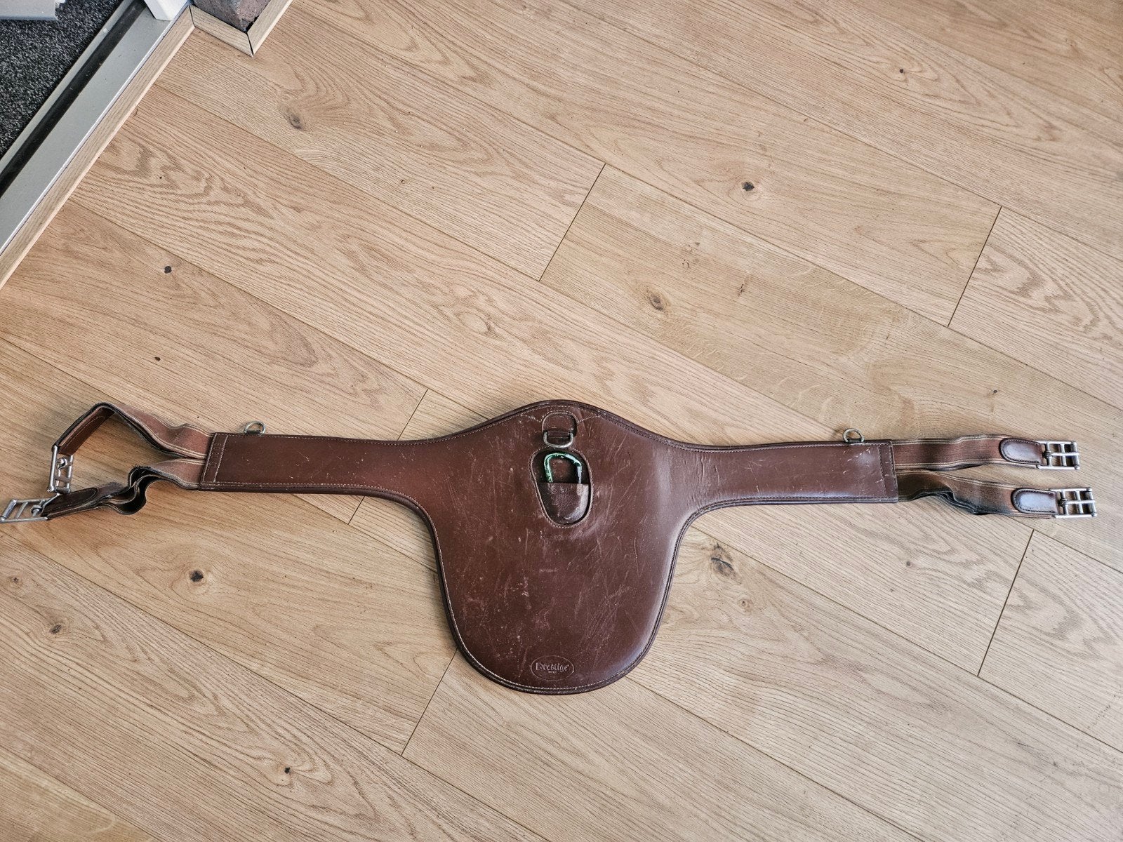 Prestige buikflap singel 125 cm bruin, Dieren en Toebehoren, Ophalen of Verzenden, Bruin, Singel