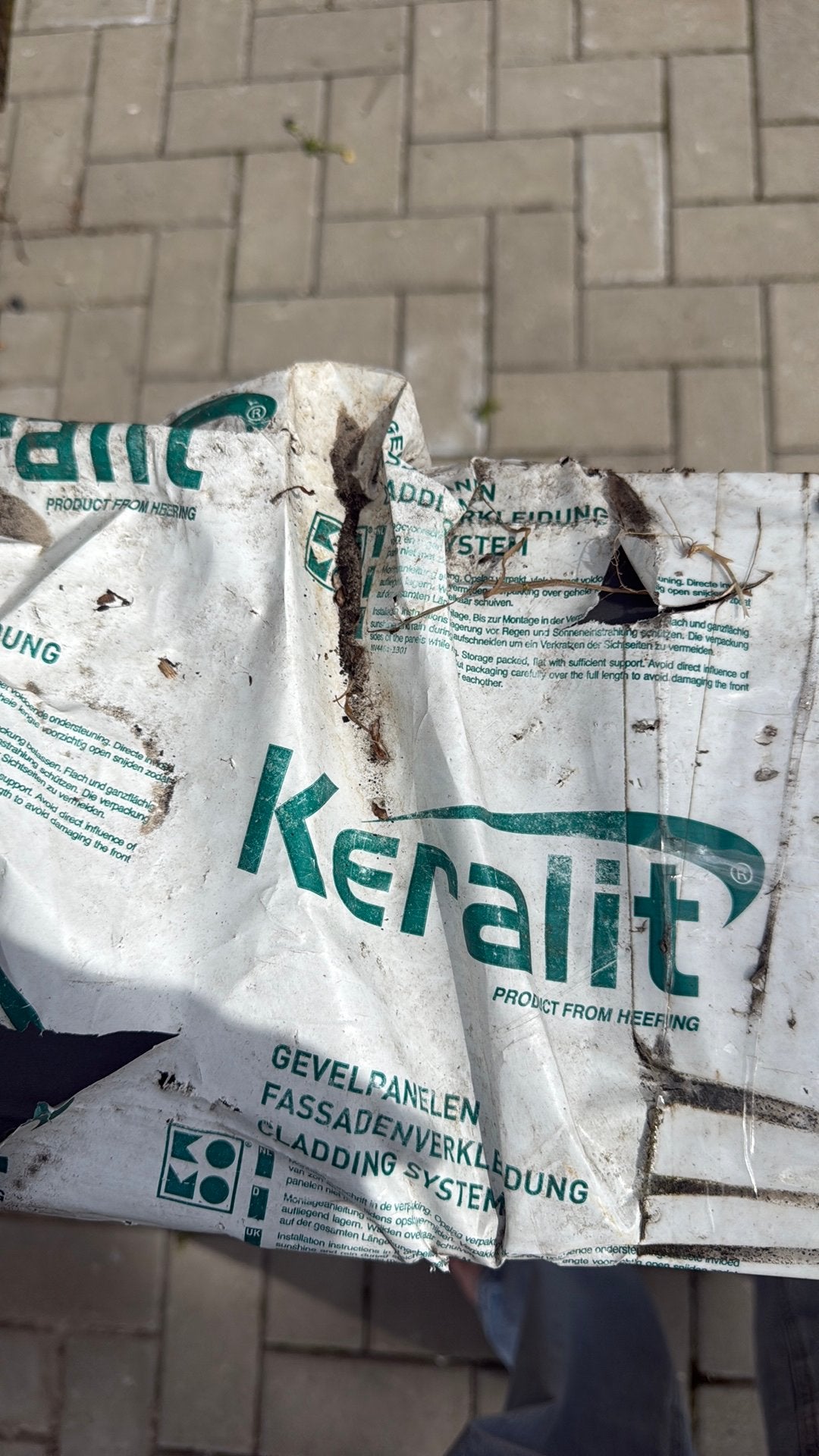 Keralit gevelbekleding antraciet, Doe-het-zelf en Verbouw, Platen en Panelen, Ophalen, Nieuw, Overige materialen