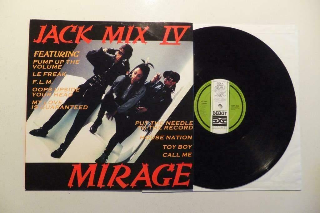 DJ Mirage vinyl maxi-single Jack Mix 4 remix house megamix, Cd's en Dvd's, Vinyl | Pop, Ophalen of Verzenden, Zo goed als nieuw