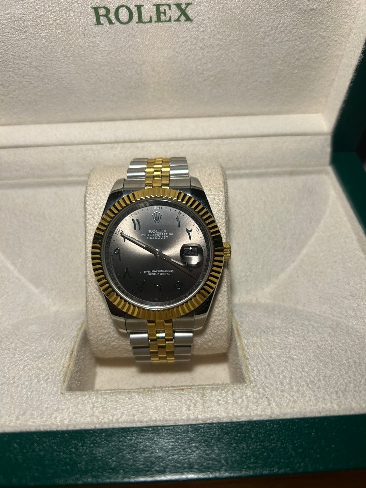 Prachtig horloge date just, Verzenden, Nieuw, Staal, Overige merken