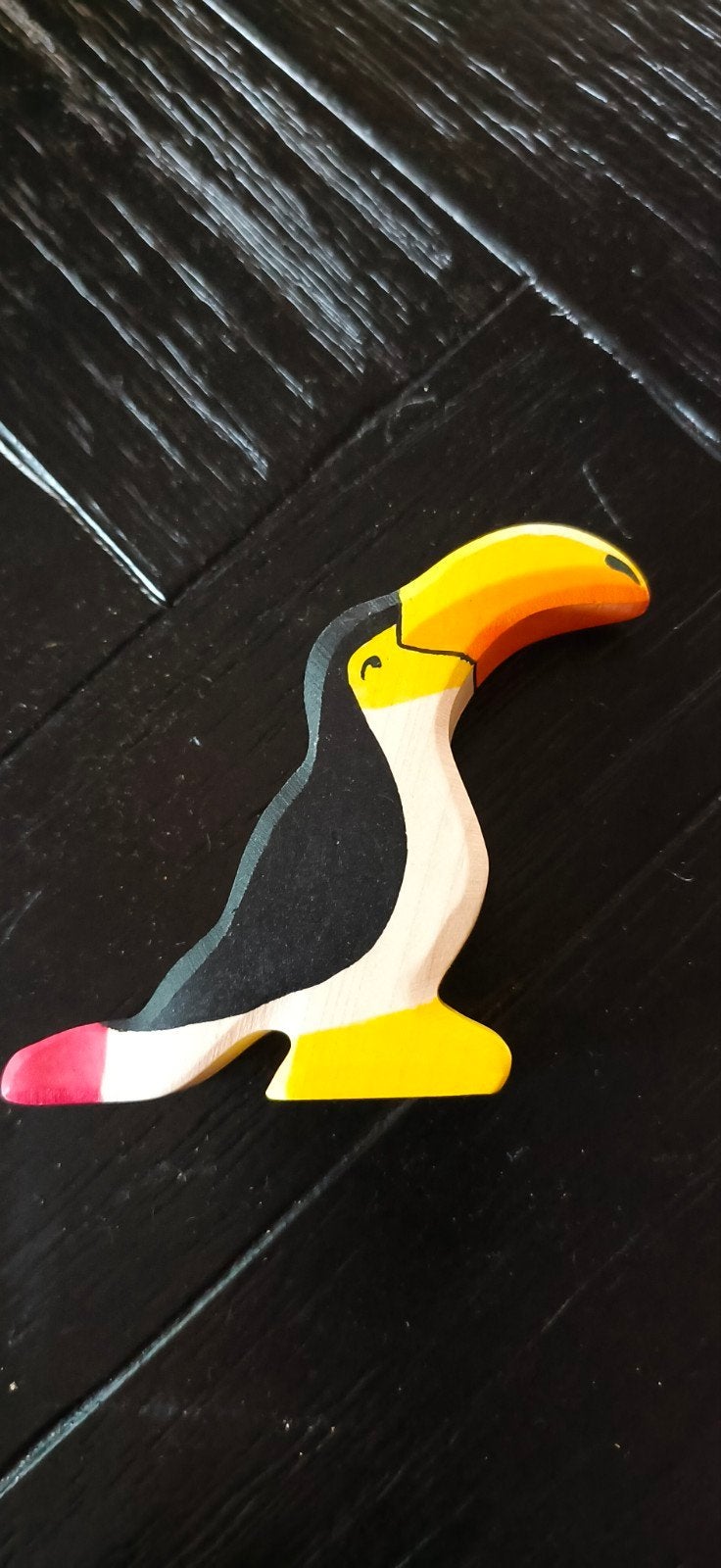 Holztiger Toekan houten speelfiguur, Ophalen of Verzenden, Zo goed als nieuw, Overige typen