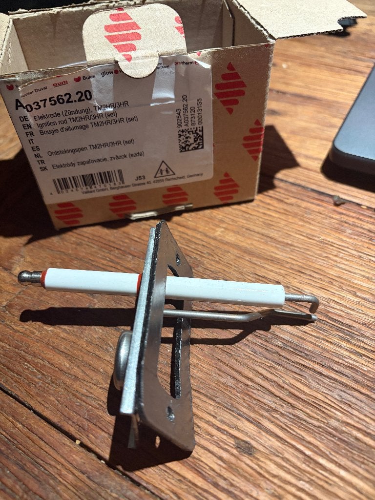 ontstekingspen, electrode, ionisatiepen TM2HR/3HR, Minder dan 30 cm, Cv-ketel of Combi-ketel, Nieuw, Minder dan 60 cm