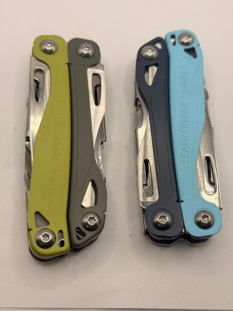 LEATHERMAN COLOR Sidekick Blue OR Green with sheath!, Maarten@MrMultitool.com, Ophalen of Verzenden, Zo goed als nieuw, MrMultitool.com