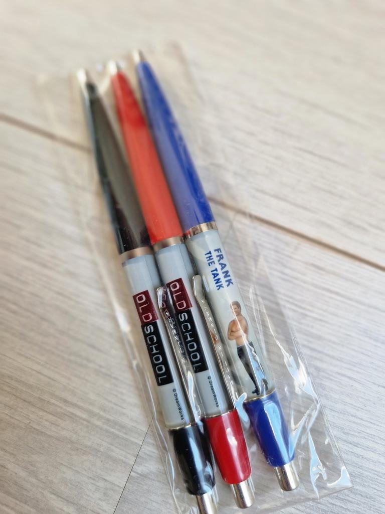 2003 pennen pennenset oldschool old school will ferrell pen, Ophalen of Verzenden, Vulpen, Overige merken