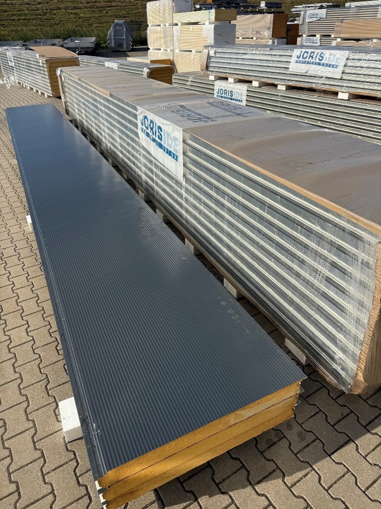 Sandwichpanelen Wandpanelen 100 mm Antraciet 7016 Restpartij, Ophalen, Nieuw, Overige materialen, 100 mm of meer