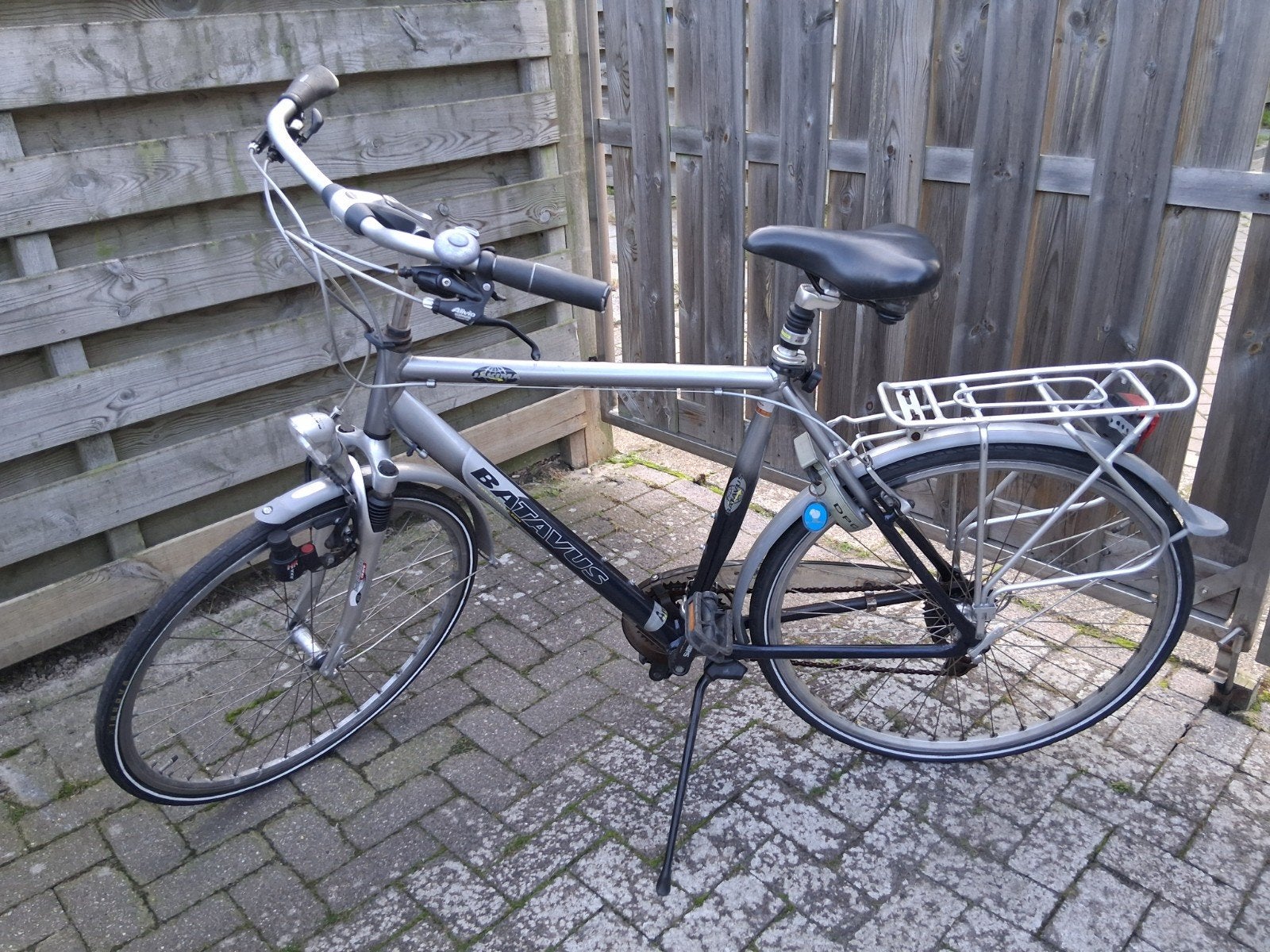 Batavus Jakima herenfiets., Fietsen en Brommers, Ophalen, 28 inch, Gebruikt, Vering