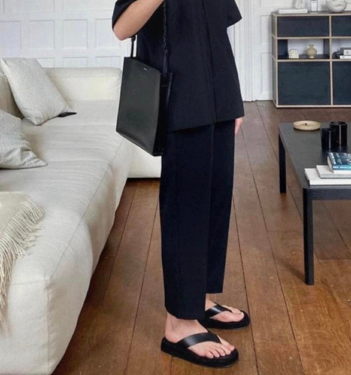 Zara zwarte barrel pantalon chino, black classic pants S, Kleding | Dames, Ophalen, Zwart, Nieuw, Maat 36 (S)