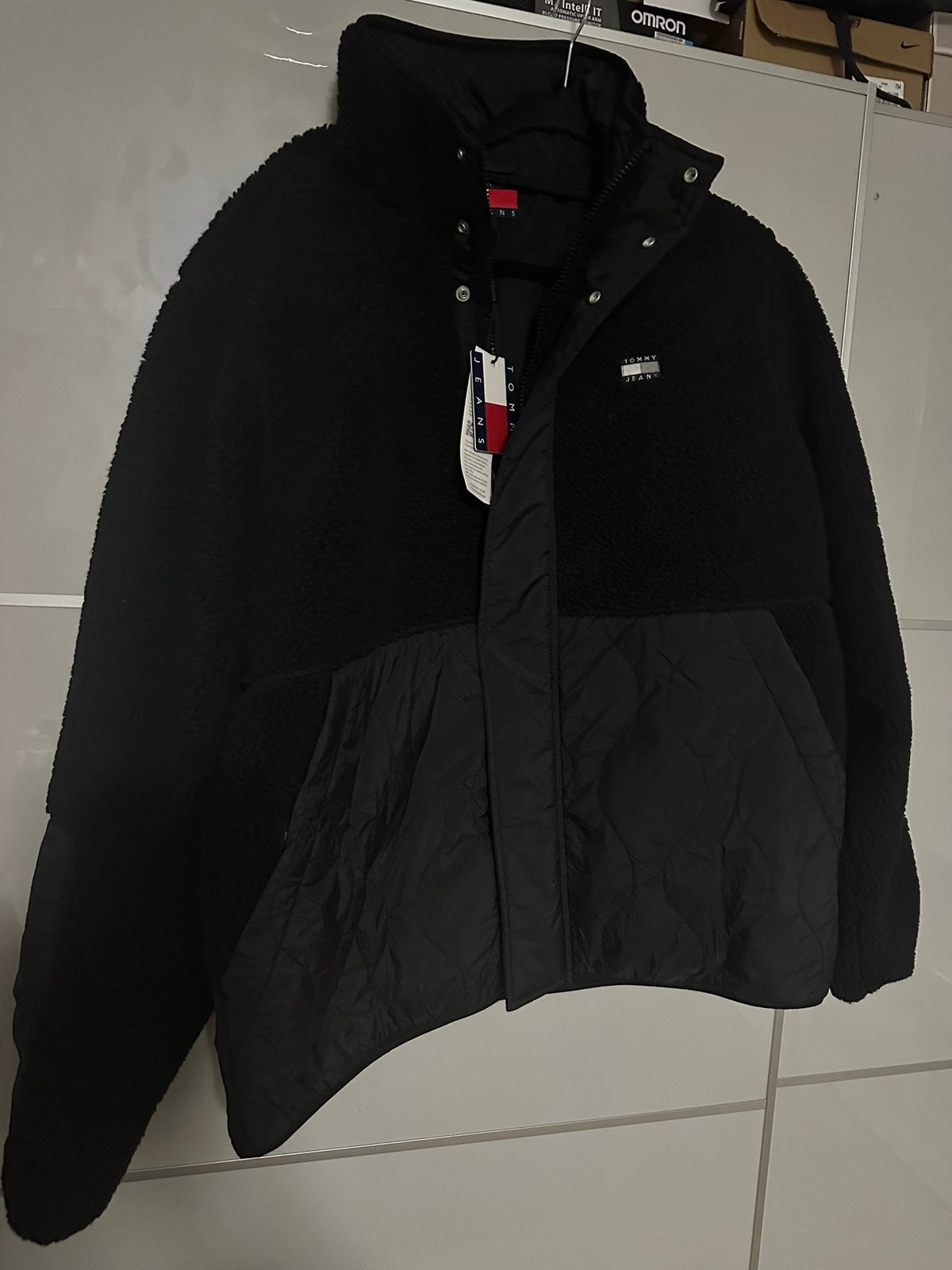 Tommy Jeans Teddy Jacket zwart maat xl nieuw met kaartje, Ophalen of Verzenden, Nieuw, Maat 56/58 (XL), Zwart
