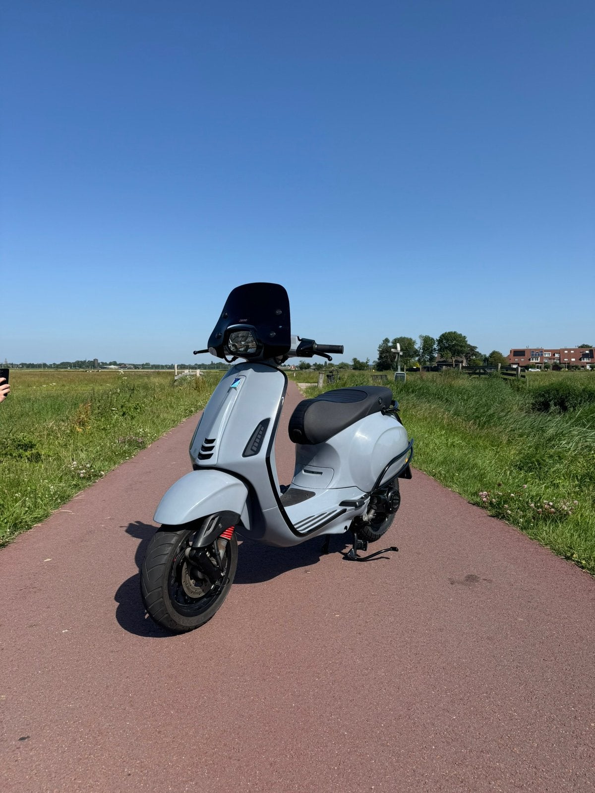 Vespa Sprint Nardo Grey 2020, Fietsen en Brommers, Scooters | Vespa, Vespa S, Ophalen of Verzenden, Zo goed als nieuw, Benzine