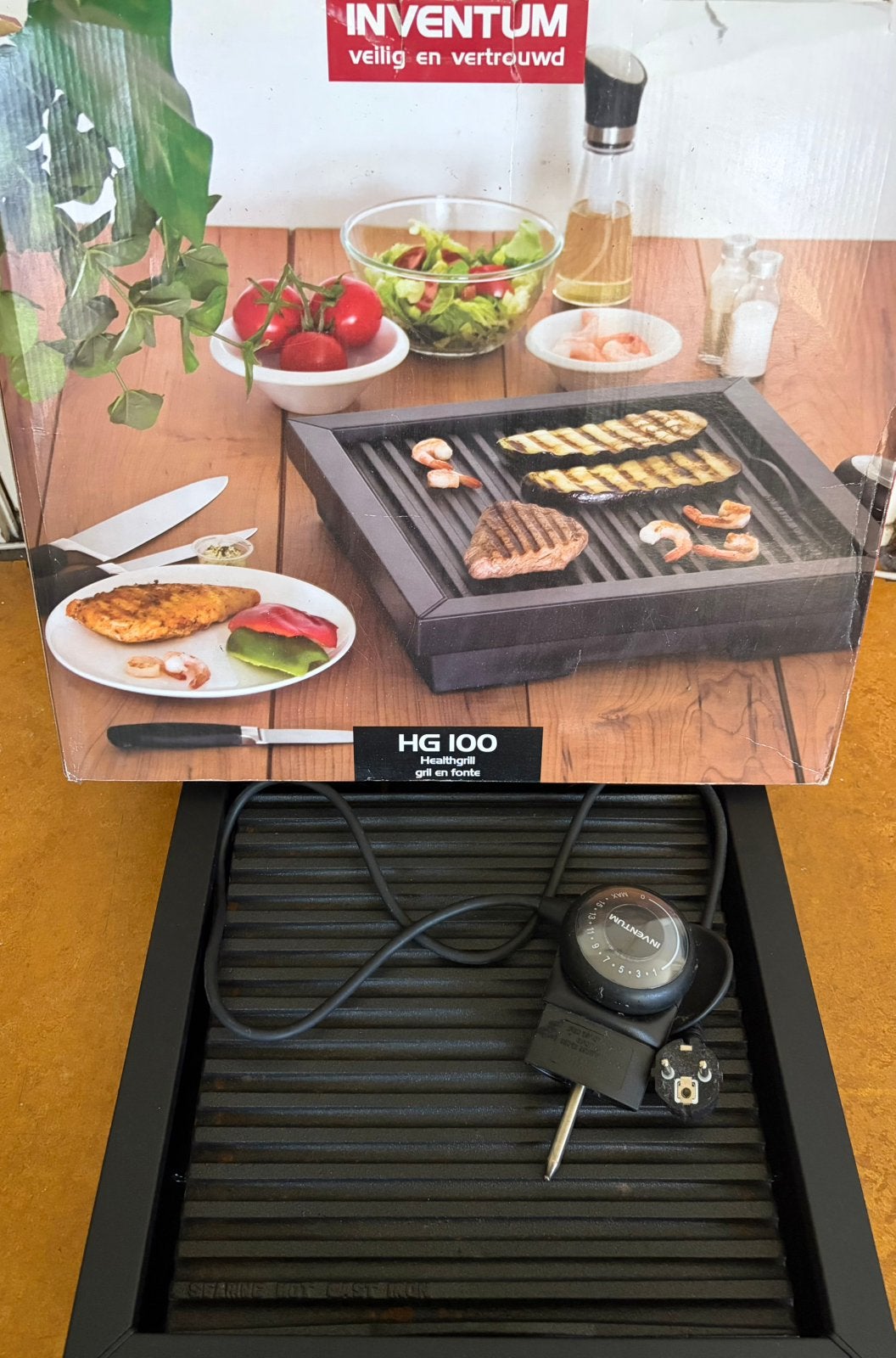 Inventum HG100 Healthgrill, Ophalen, Zo goed als nieuw