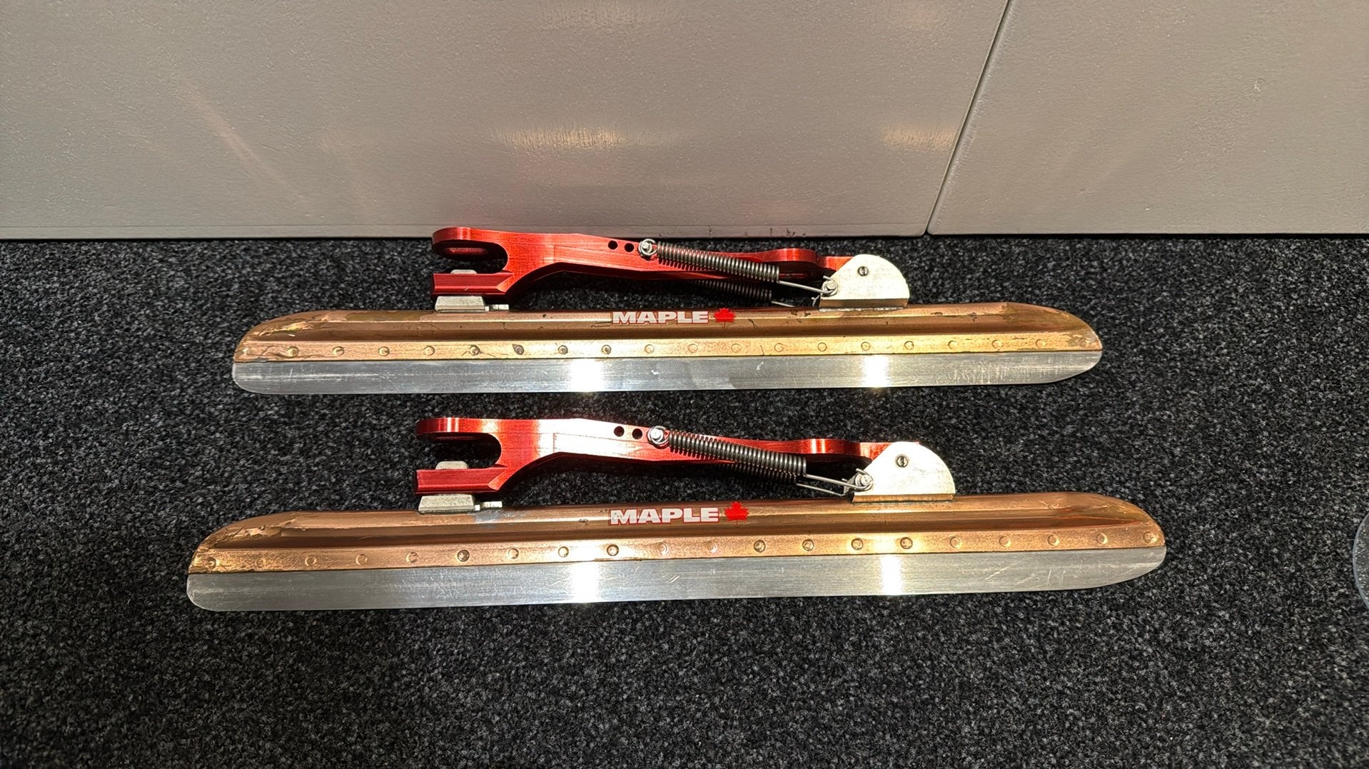 Maple comet steel, ijzers, onderstel, maat 37, ijzers & brug, Klapschaats, Gebruikt, Ophalen of Verzenden, Maple