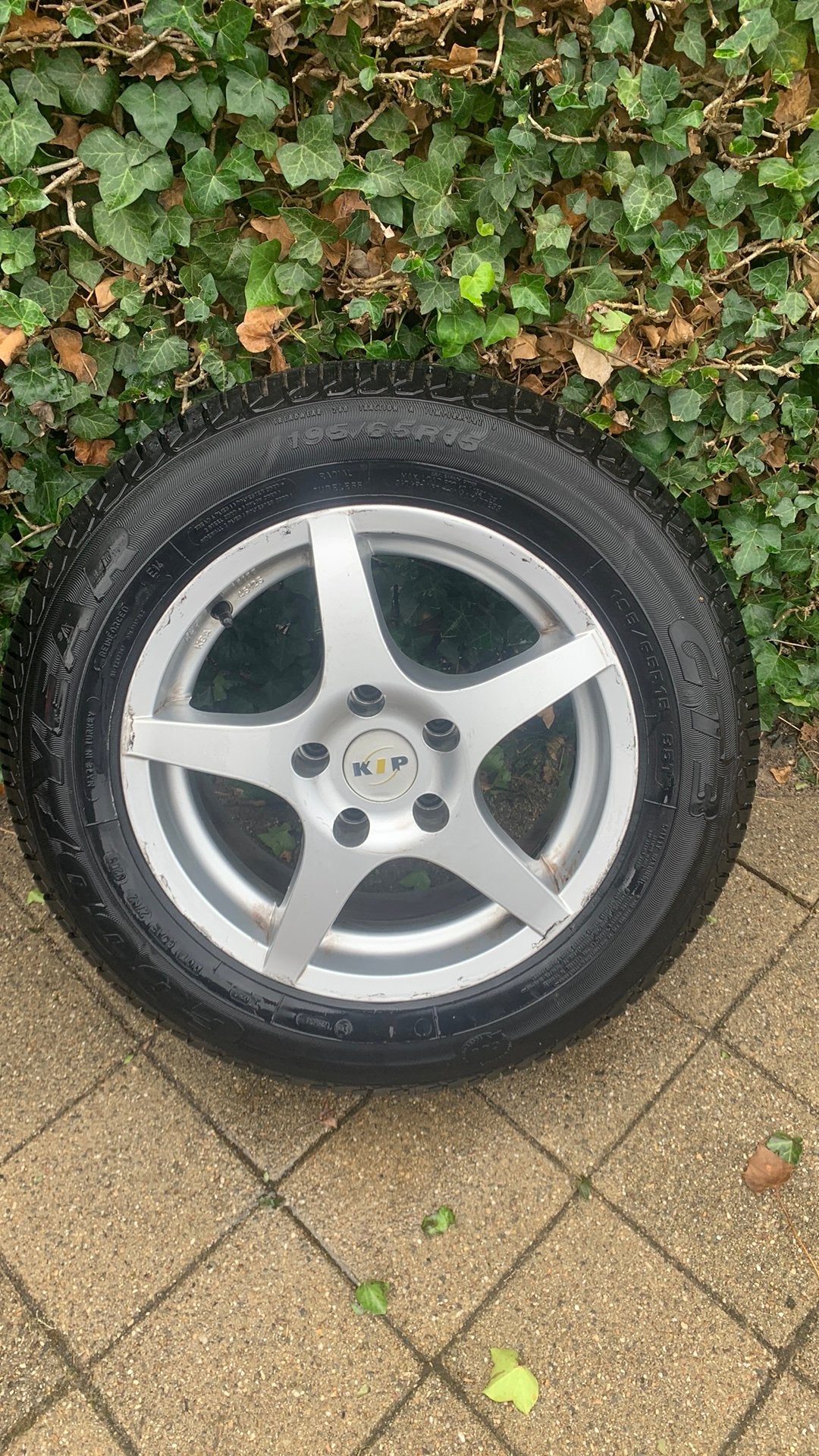 Kip caravan velg  met band 195 15 5 gaats ., Ophalen