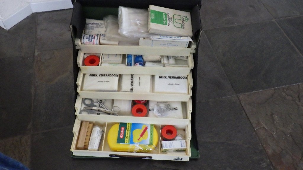 prachtig retro medisch koffer, Ophalen of Verzenden, Overige typen