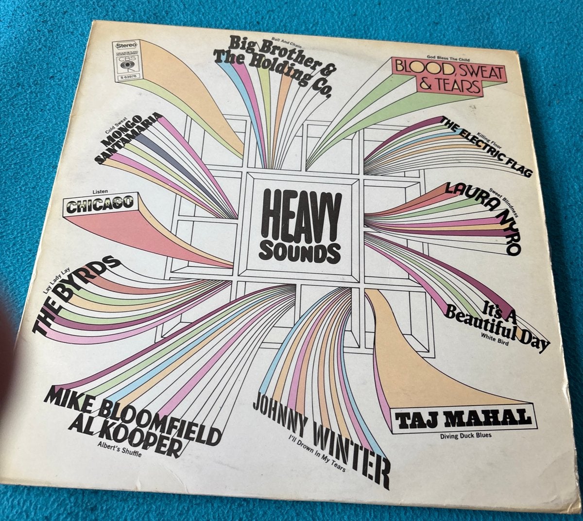 Heavy Sounds LP - Diverse artiesten - Classic Rock, Cd's en Dvd's, LP, Gebruikt, Ophalen of Verzenden, 12 inch