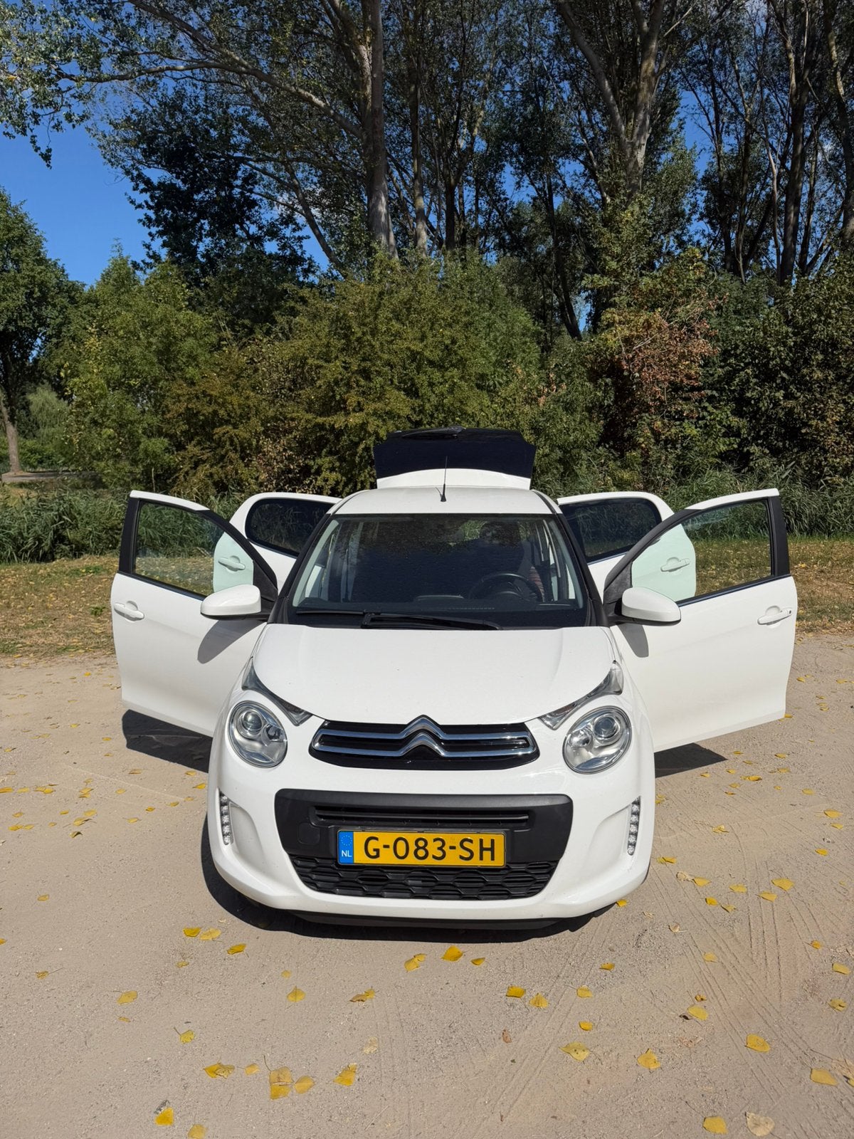 Citroën C1 1.0 VTi 72PK S&S 5D 2019 Wit, Auto's, Voorwielaandrijving, 4 stoelen, C1, Wit