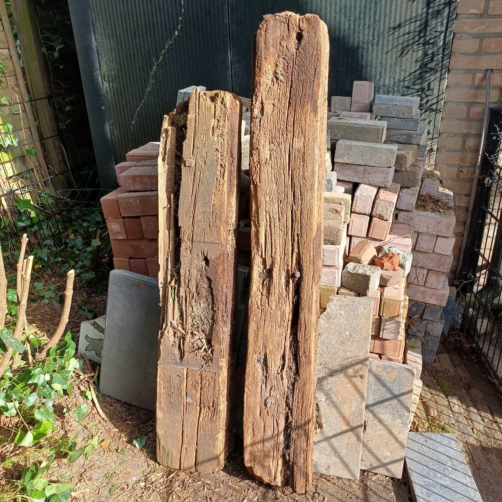 bielzen, Ophalen, Gebruikt, Hout, Biels