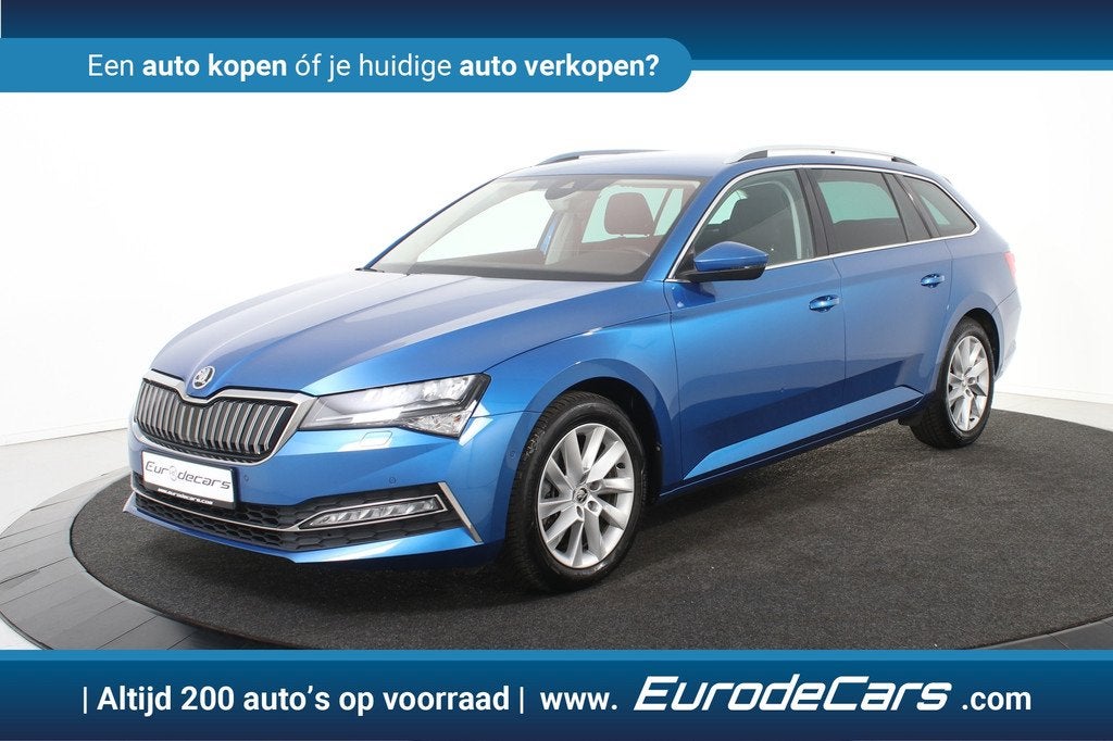 Skoda Superb Combi 1.4 TSI iV Hybrid Luxury *1ste Eigenaar*, Auto's, Skoda, Stof, Gebruikt, Euro 6, 4 cilinders
