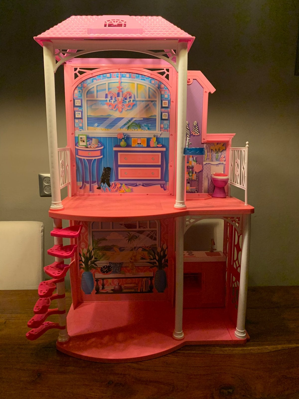 Mattel barbie huis, Ophalen of Verzenden, Gebruikt, Poppenhuis