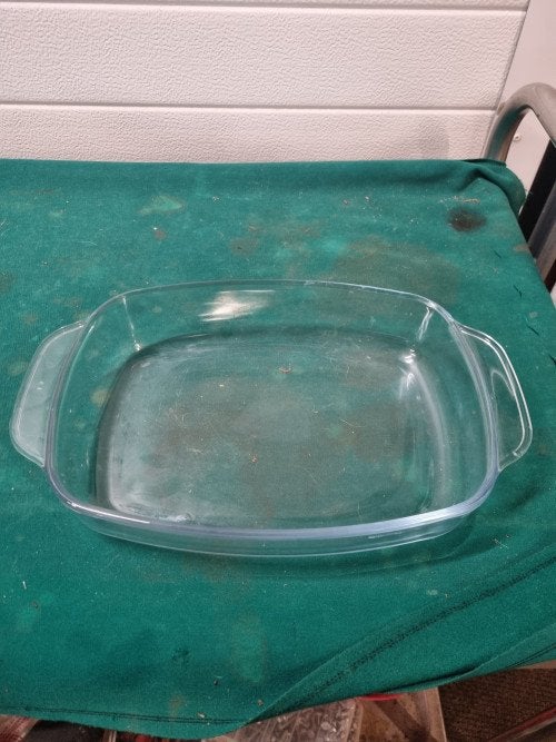 ovenschaal glas middel, Ophalen of Verzenden, 'T Olde Gre-j, Info@toldegrej.nl, Endepoelstraat 20f Didam