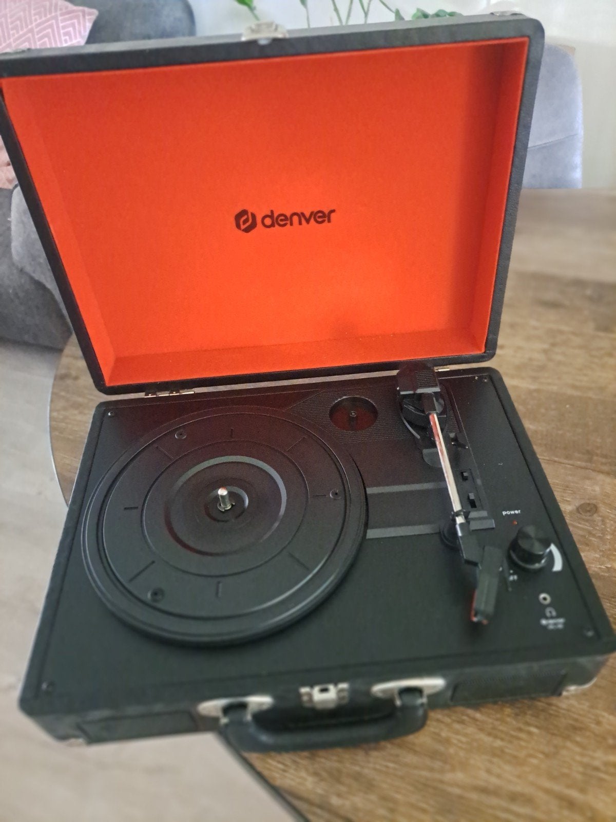 Denver Platenspeler in Koffer - Draagbaar en Compact, Ophalen, Zo goed als nieuw, Platenspeler, Overige merken